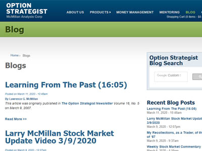 stock market blog thumbnail