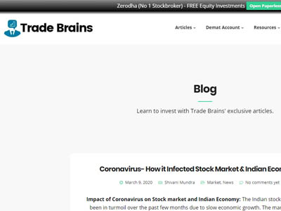 stock market blog thumbnail