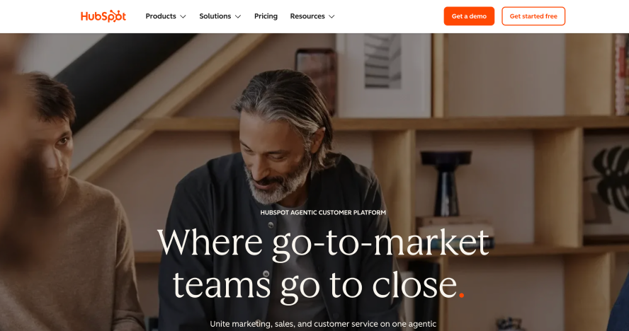 HubSpot website