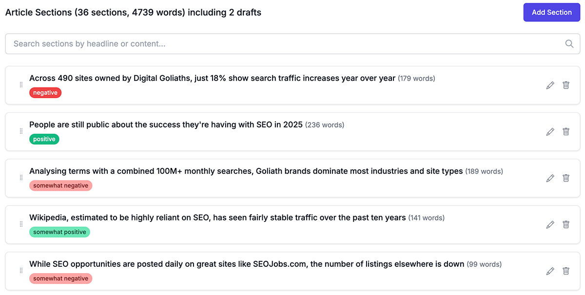 I've made it really easy to keep this report updated (pictured). With that in mind, I would absolutely love your feedback on version one