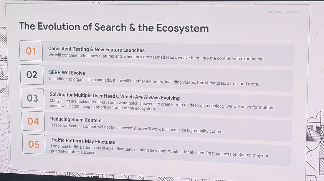 It's likely there will be considerable volatility in search results for the foreseeable future